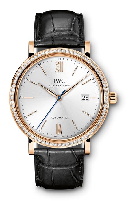 IWC Portofino Automatic Red Gold / Silver / Diamond • IW3565 